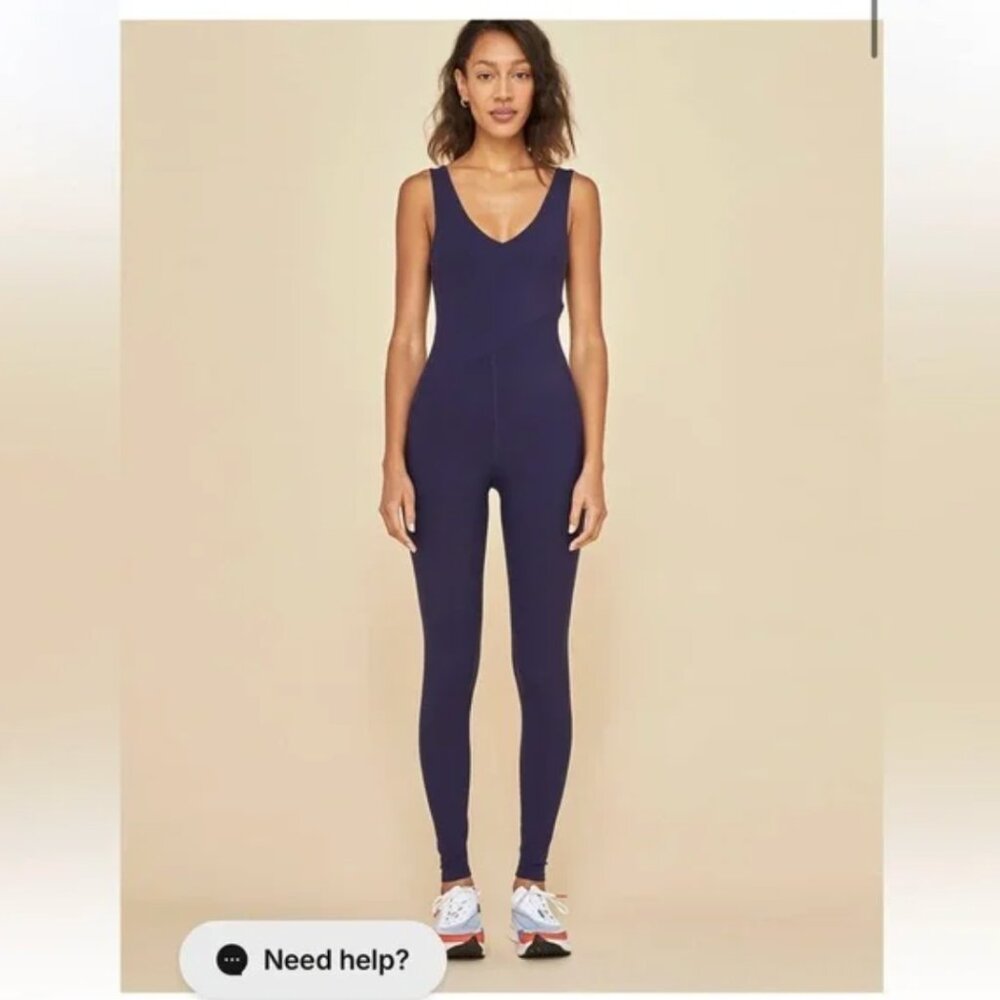 Carbon38 V-Neck Jumpsuit in Melt
